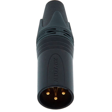 CONECTOR NEUTRIK CANON MACHO 3 POLOS SERIE XX CONTACTOS ORO, NC3MXX-B
